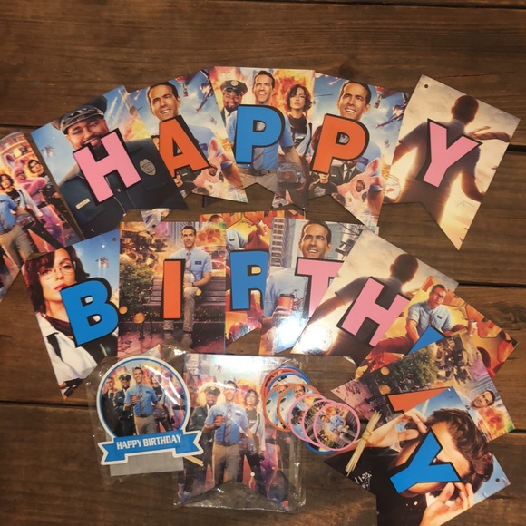 Nice Guy Ryan Reynolds Birthday Party set - Picture 6 of 8